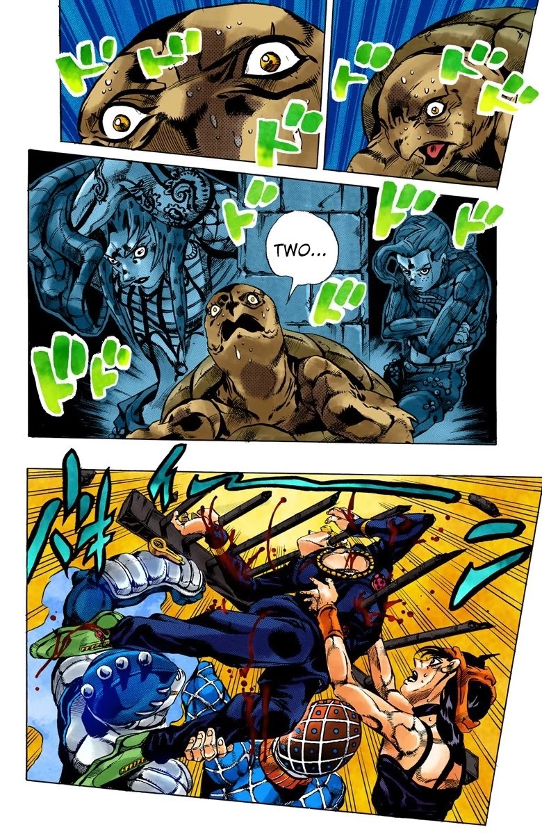 JoJo's Bizarre Adventure Part 5 - Vento Aureo (Official Colored) chapter 137 page 18
