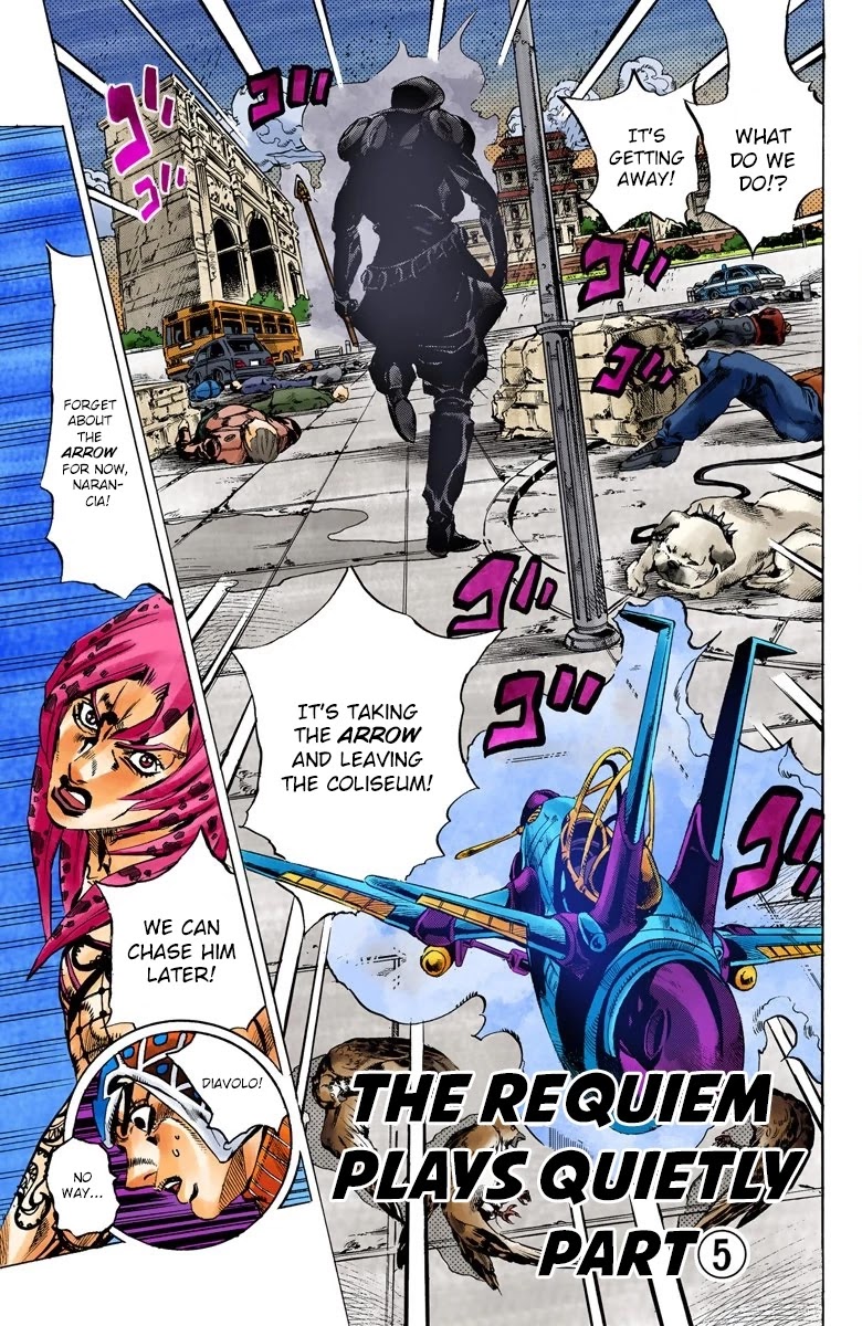 JoJo's Bizarre Adventure Part 5 - Vento Aureo (Official Colored) chapter 137 page 2