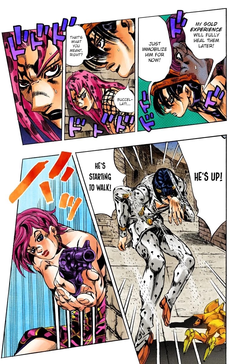 JoJo's Bizarre Adventure Part 5 - Vento Aureo (Official Colored) chapter 137 page 5