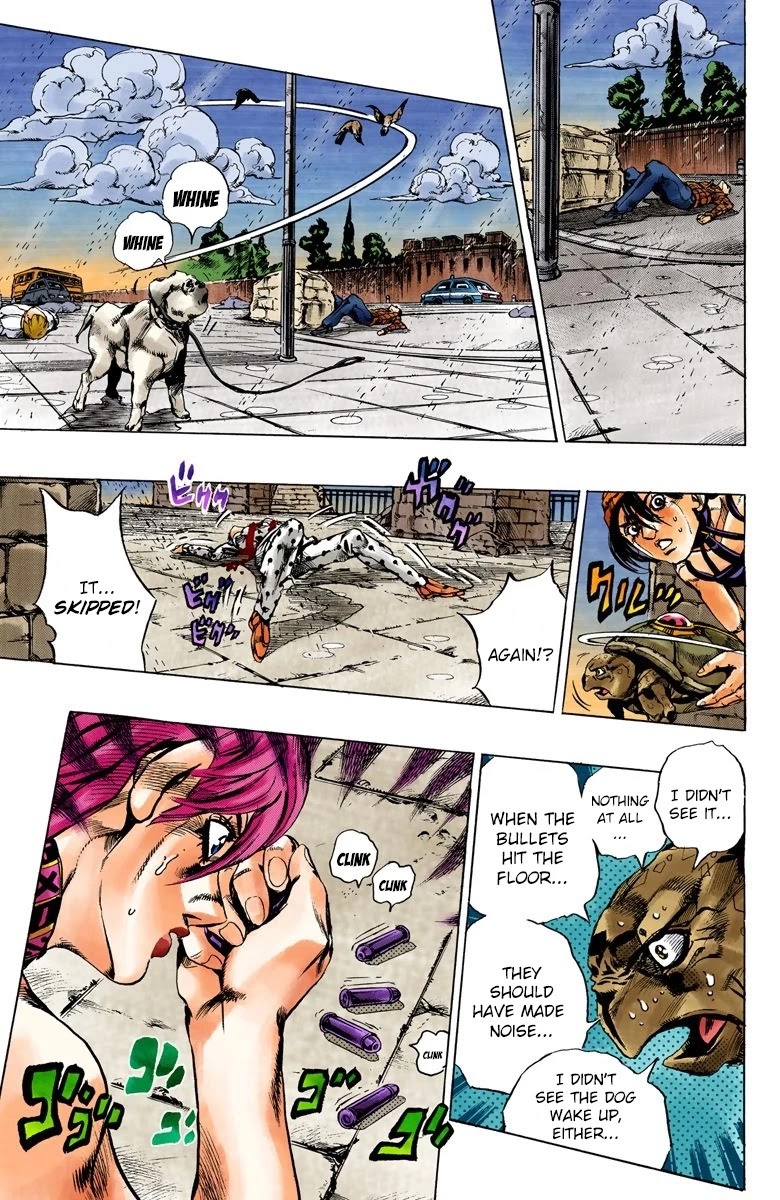 JoJo's Bizarre Adventure Part 5 - Vento Aureo (Official Colored) chapter 137 page 9