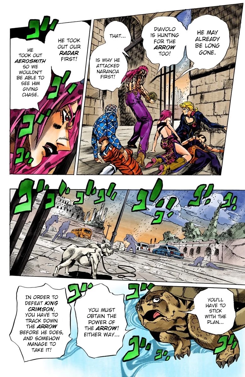 JoJo's Bizarre Adventure Part 5 - Vento Aureo (Official Colored) chapter 138 page 13