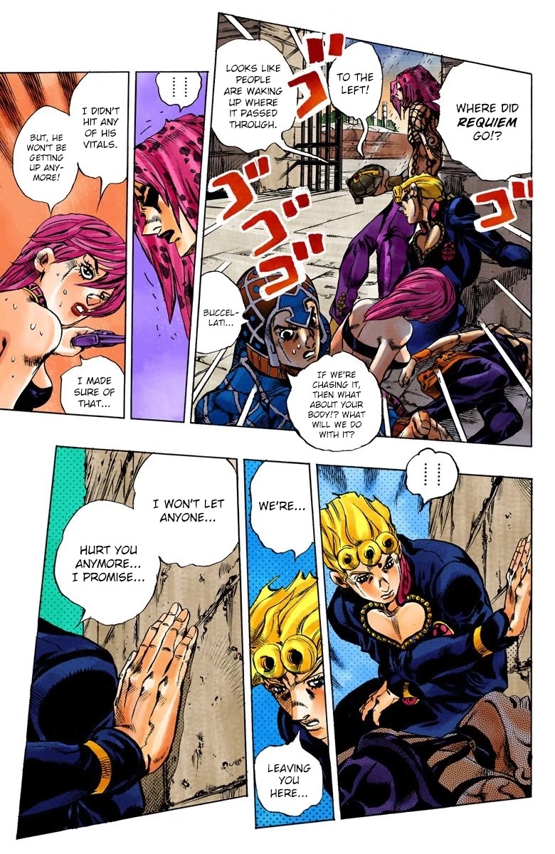 JoJo's Bizarre Adventure Part 5 - Vento Aureo (Official Colored) chapter 138 page 14