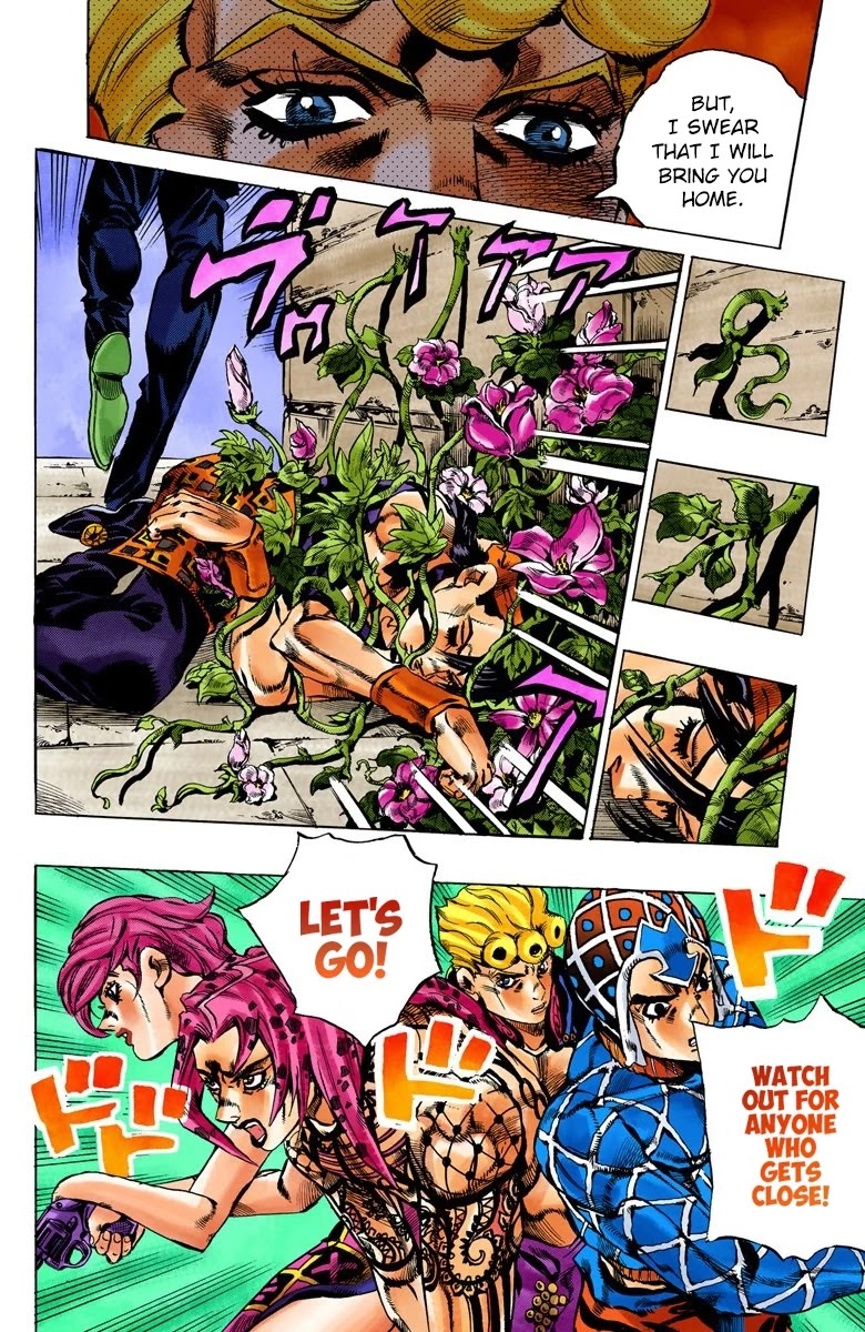 JoJo's Bizarre Adventure Part 5 - Vento Aureo (Official Colored) chapter 138 page 15