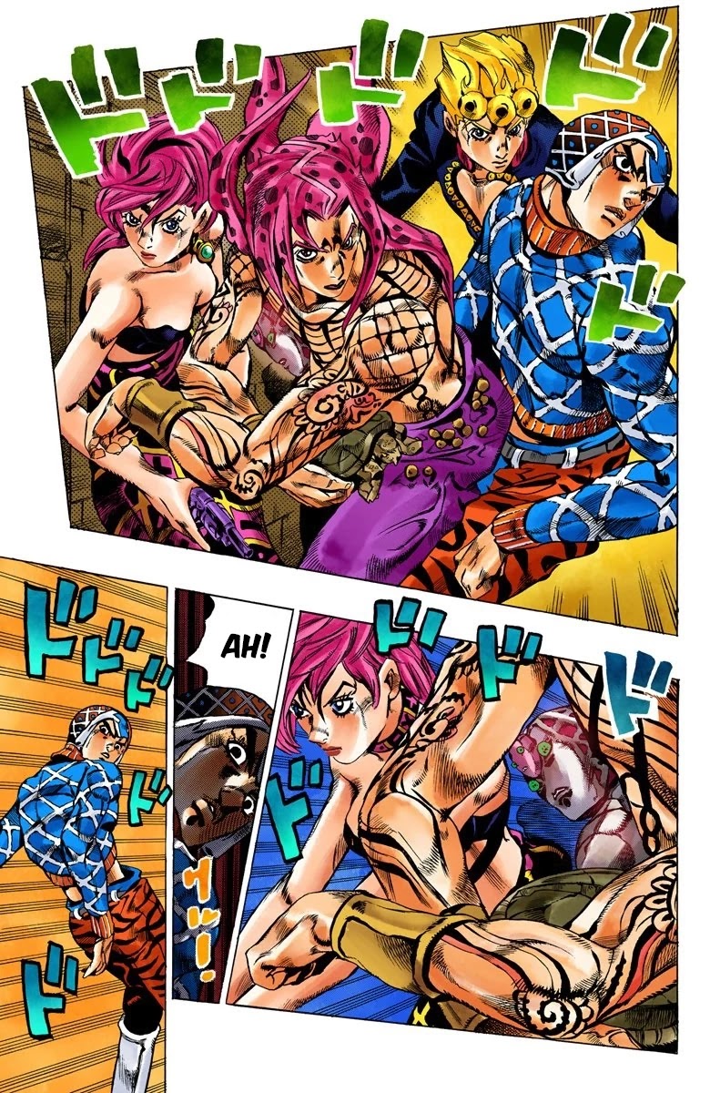 JoJo's Bizarre Adventure Part 5 - Vento Aureo (Official Colored) chapter 138 page 16