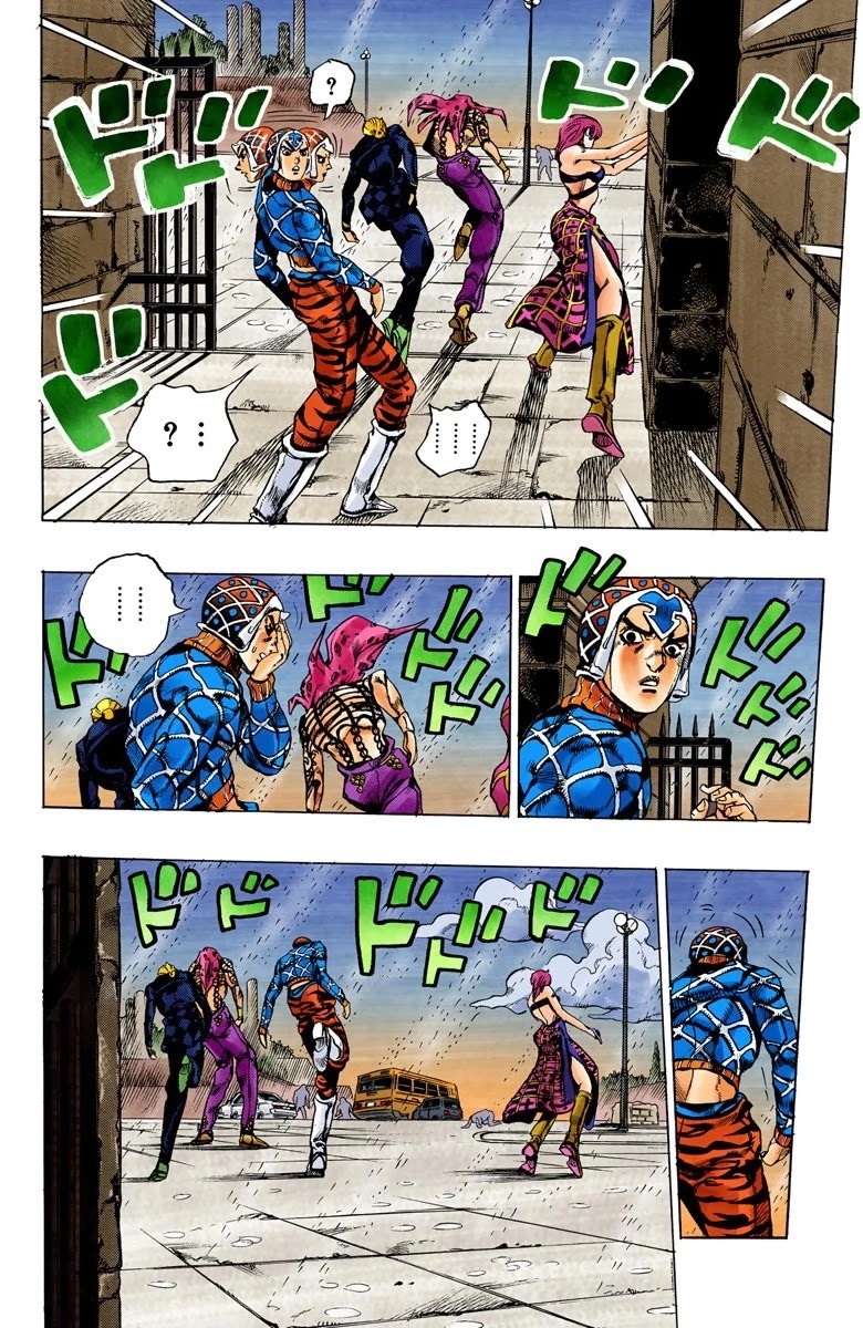 JoJo's Bizarre Adventure Part 5 - Vento Aureo (Official Colored) chapter 138 page 17