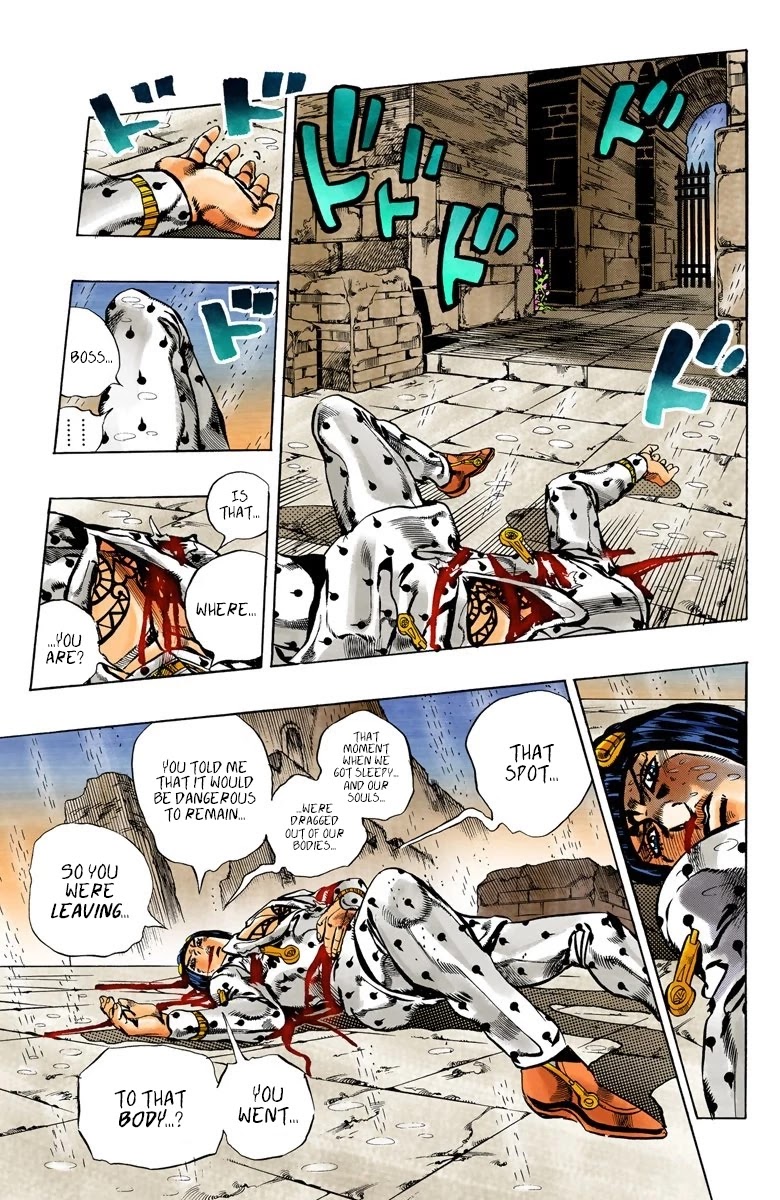 JoJo's Bizarre Adventure Part 5 - Vento Aureo (Official Colored) chapter 138 page 18