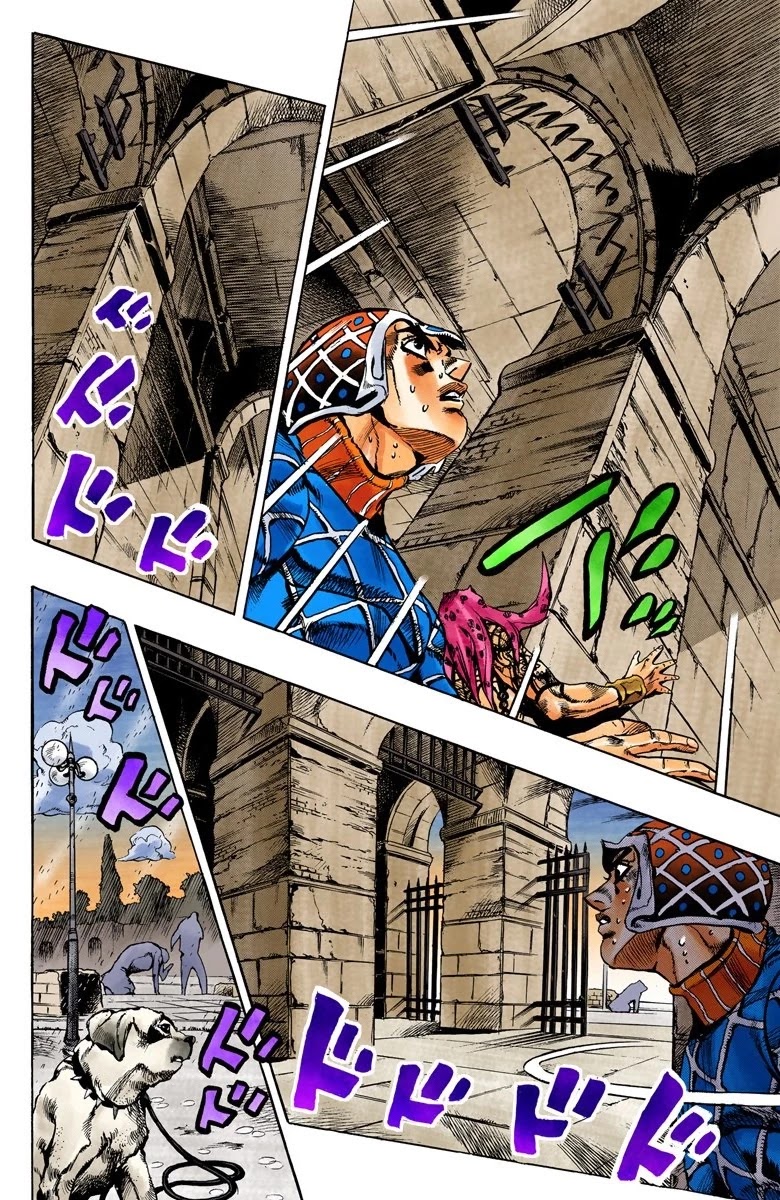 JoJo's Bizarre Adventure Part 5 - Vento Aureo (Official Colored) chapter 138 page 3