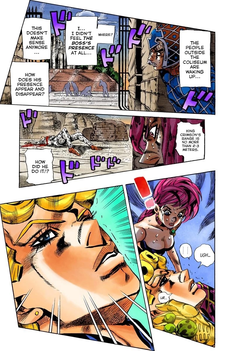 JoJo's Bizarre Adventure Part 5 - Vento Aureo (Official Colored) chapter 138 page 4
