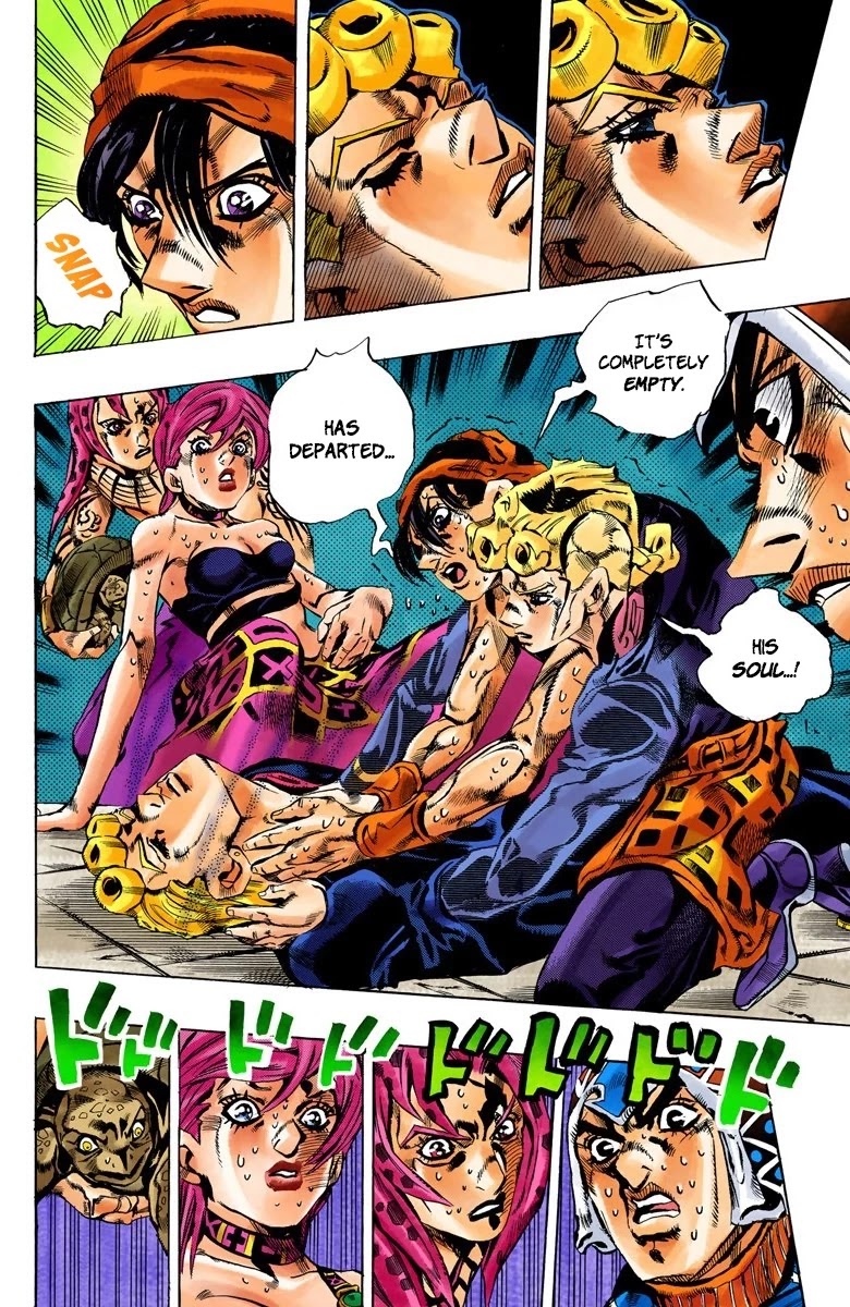 JoJo's Bizarre Adventure Part 5 - Vento Aureo (Official Colored) chapter 138 page 7