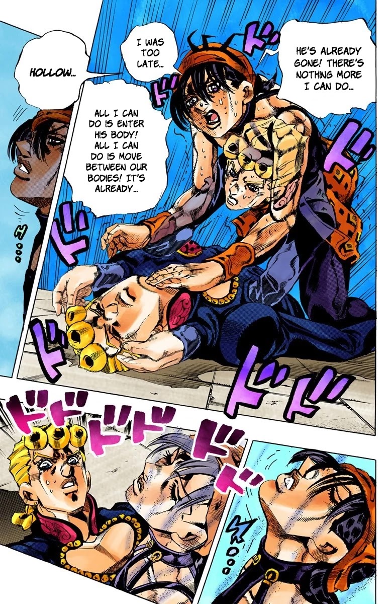 JoJo's Bizarre Adventure Part 5 - Vento Aureo (Official Colored) chapter 138 page 8