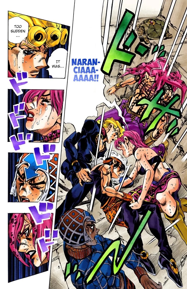 JoJo's Bizarre Adventure Part 5 - Vento Aureo (Official Colored) chapter 138 page 9