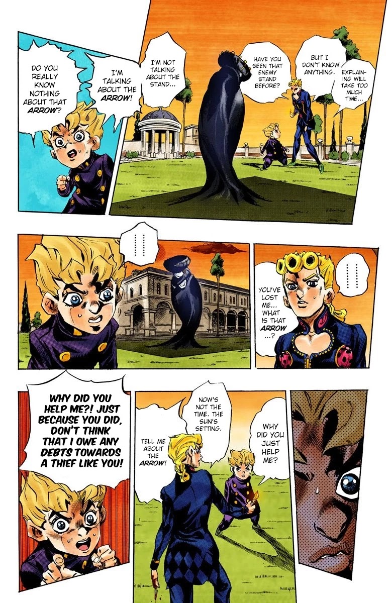 JoJo's Bizarre Adventure Part 5 - Vento Aureo (Official Colored) chapter 14 page 13