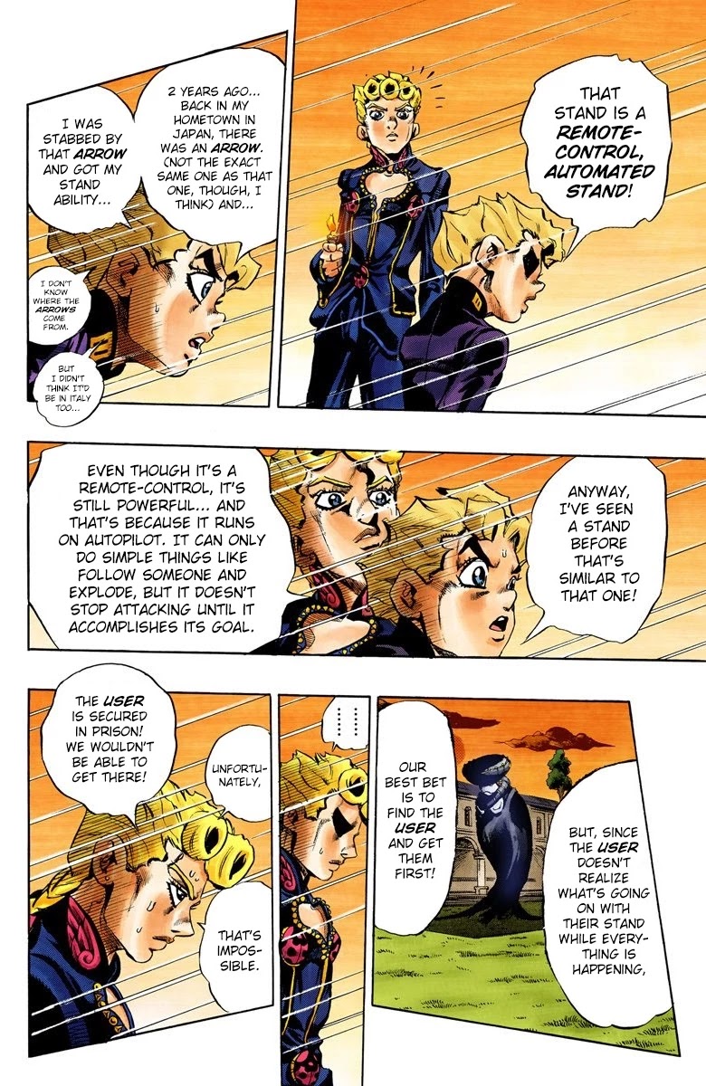 JoJo's Bizarre Adventure Part 5 - Vento Aureo (Official Colored) chapter 14 page 15