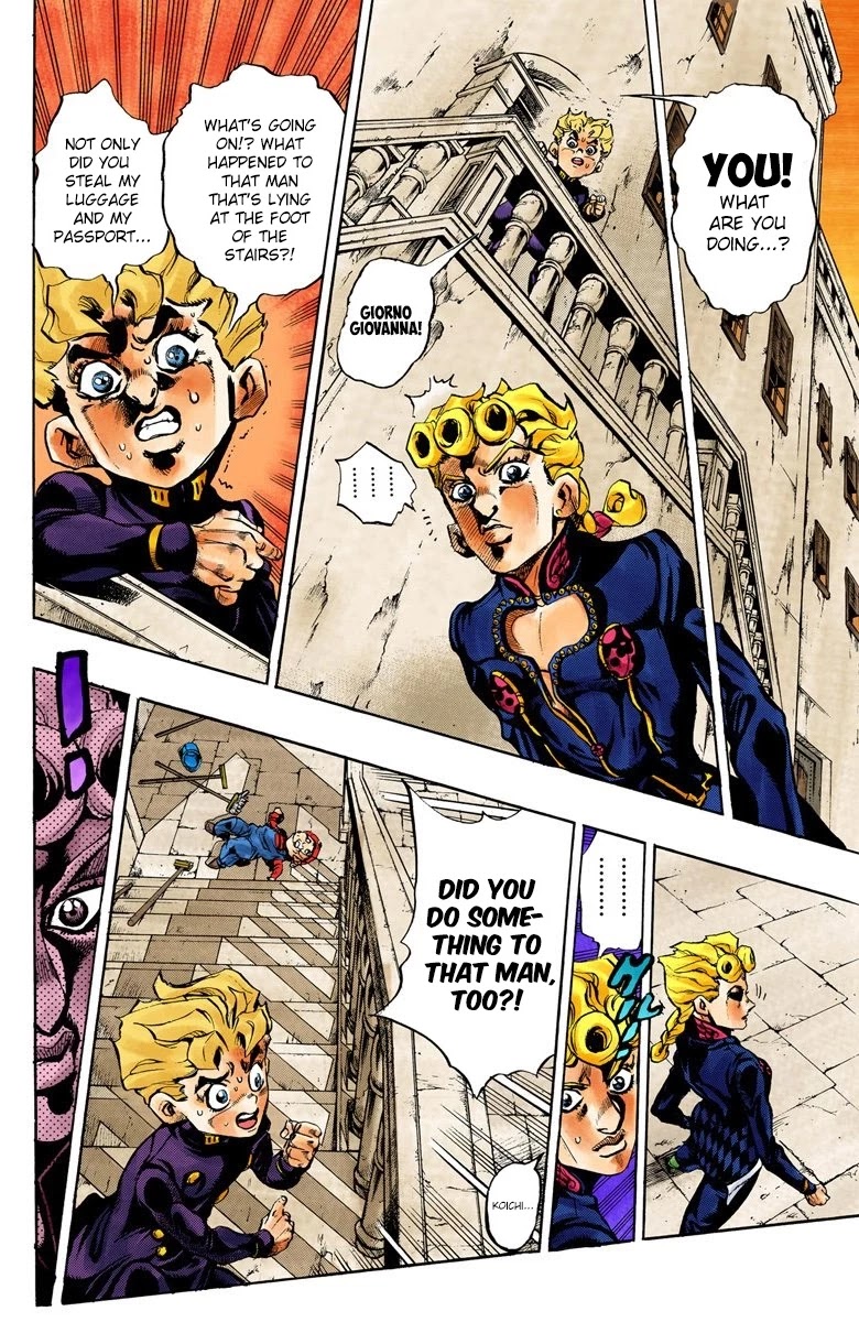 JoJo's Bizarre Adventure Part 5 - Vento Aureo (Official Colored) chapter 14 page 4
