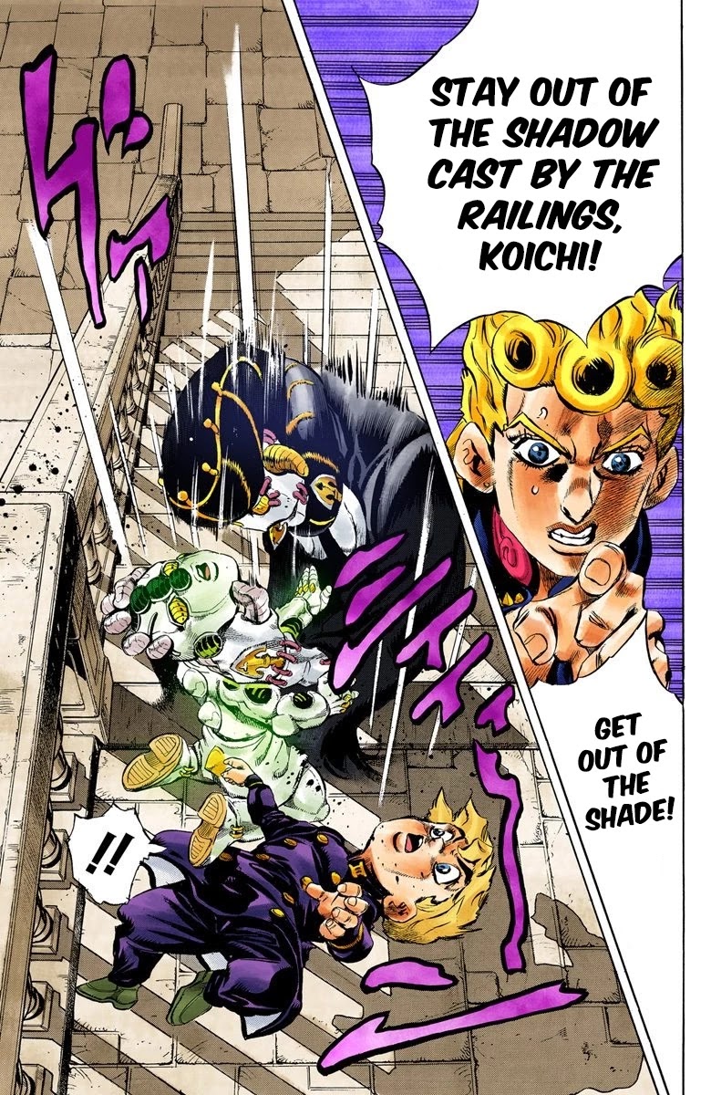 JoJo's Bizarre Adventure Part 5 - Vento Aureo (Official Colored) chapter 14 page 7