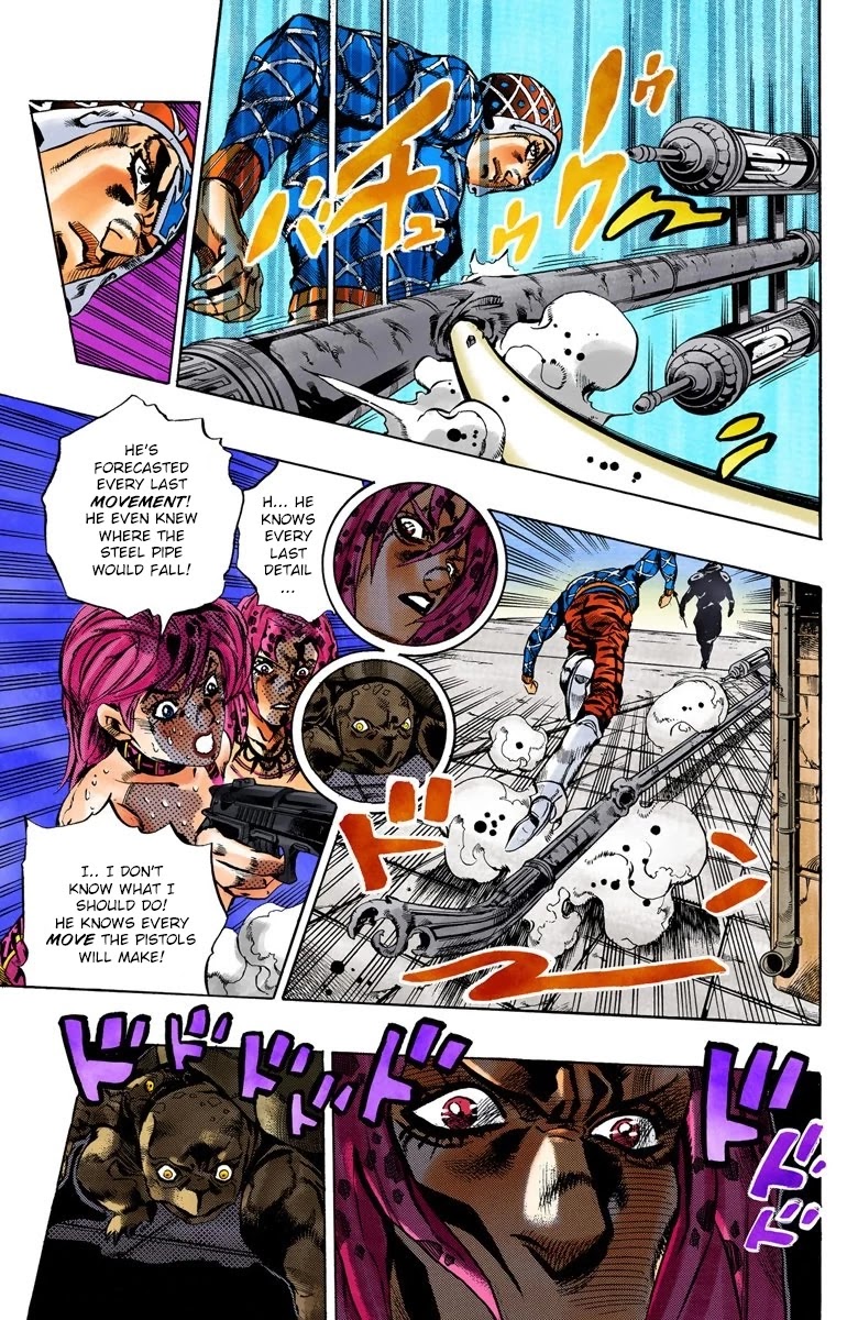 JoJo's Bizarre Adventure Part 5 - Vento Aureo (Official Colored) chapter 143 page 11