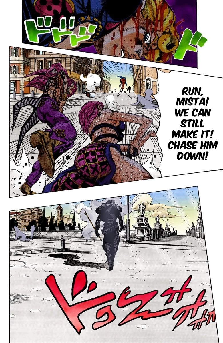 JoJo's Bizarre Adventure Part 5 - Vento Aureo (Official Colored) chapter 143 page 12