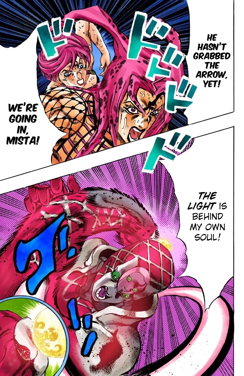 JoJo's Bizarre Adventure Part 5 - Vento Aureo (Official Colored) chapter 143 page 17