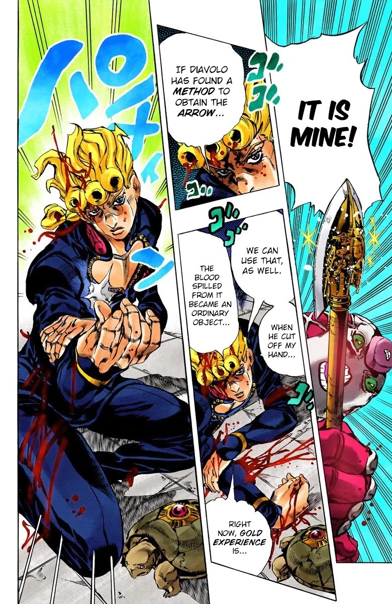 JoJo's Bizarre Adventure Part 5 - Vento Aureo (Official Colored) chapter 143 page 20