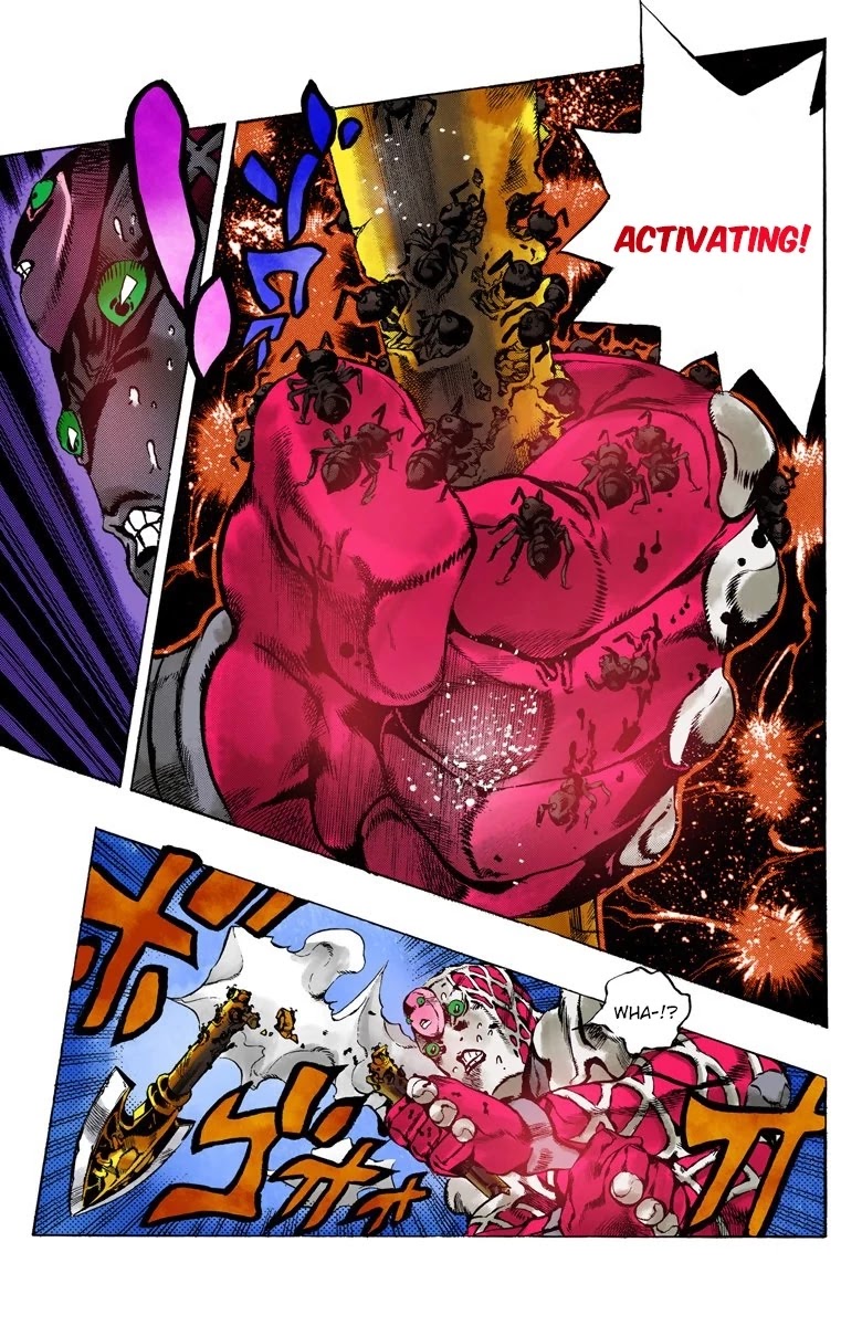 JoJo's Bizarre Adventure Part 5 - Vento Aureo (Official Colored) chapter 143 page 21