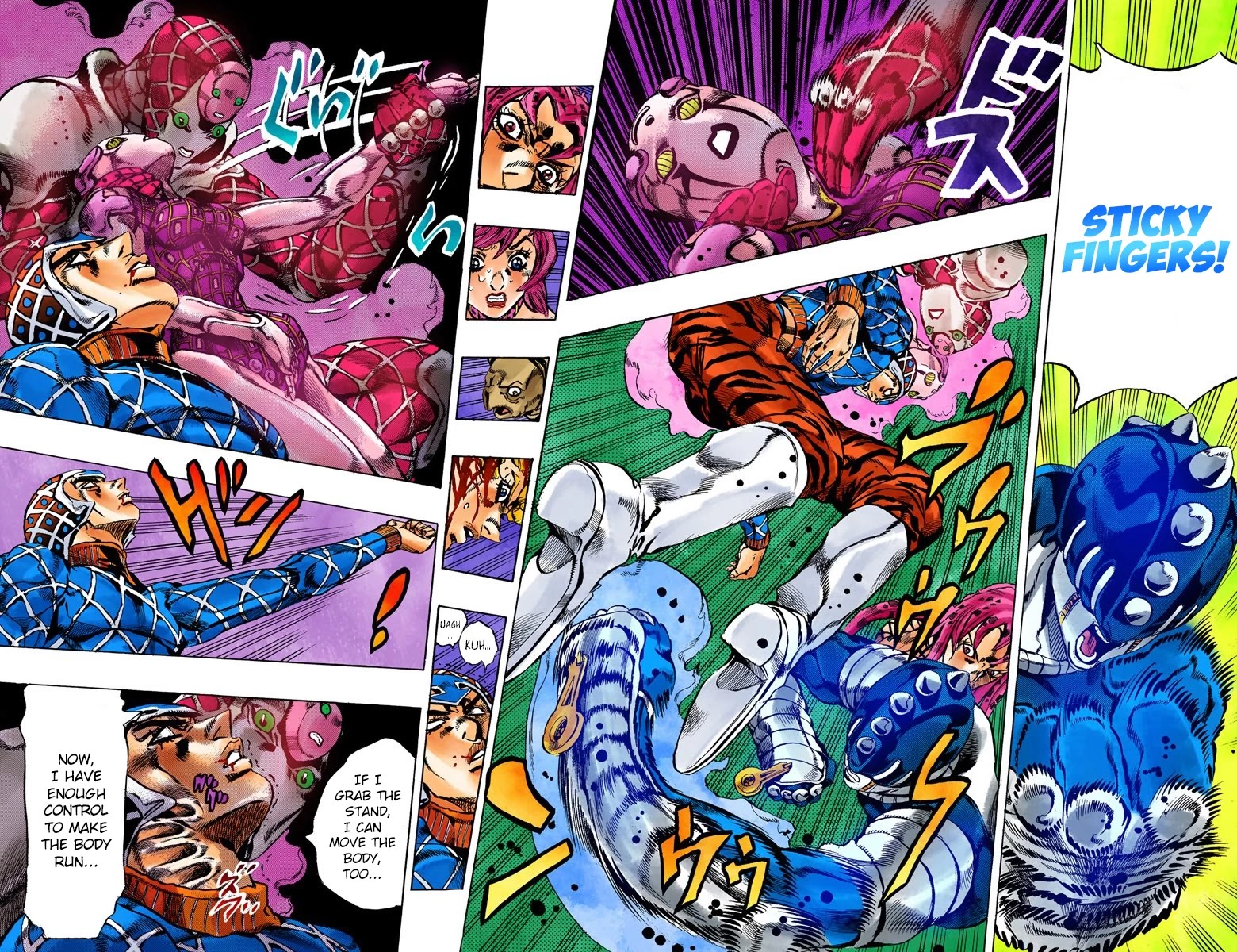 JoJo's Bizarre Adventure Part 5 - Vento Aureo (Official Colored) chapter 143 page 3