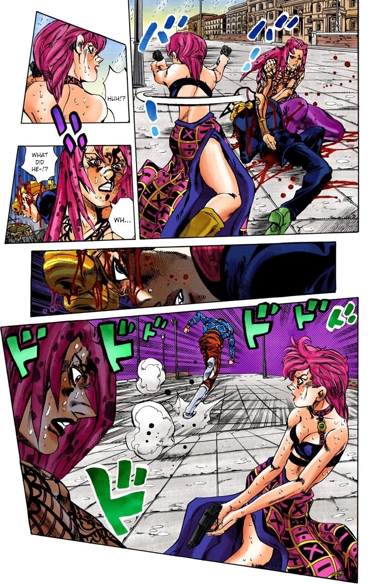 JoJo's Bizarre Adventure Part 5 - Vento Aureo (Official Colored) chapter 143 page 5