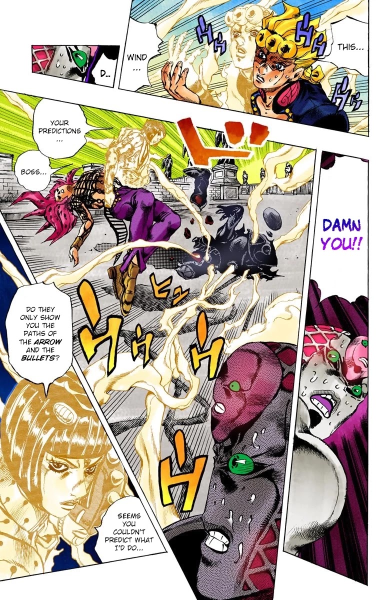 JoJo's Bizarre Adventure Part 5 - Vento Aureo (Official Colored) chapter 145 page 11
