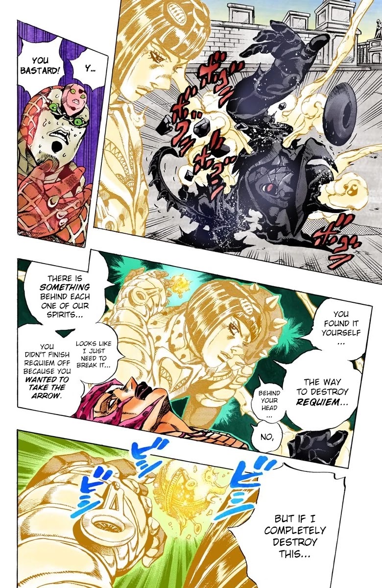 JoJo's Bizarre Adventure Part 5 - Vento Aureo (Official Colored) chapter 145 page 12