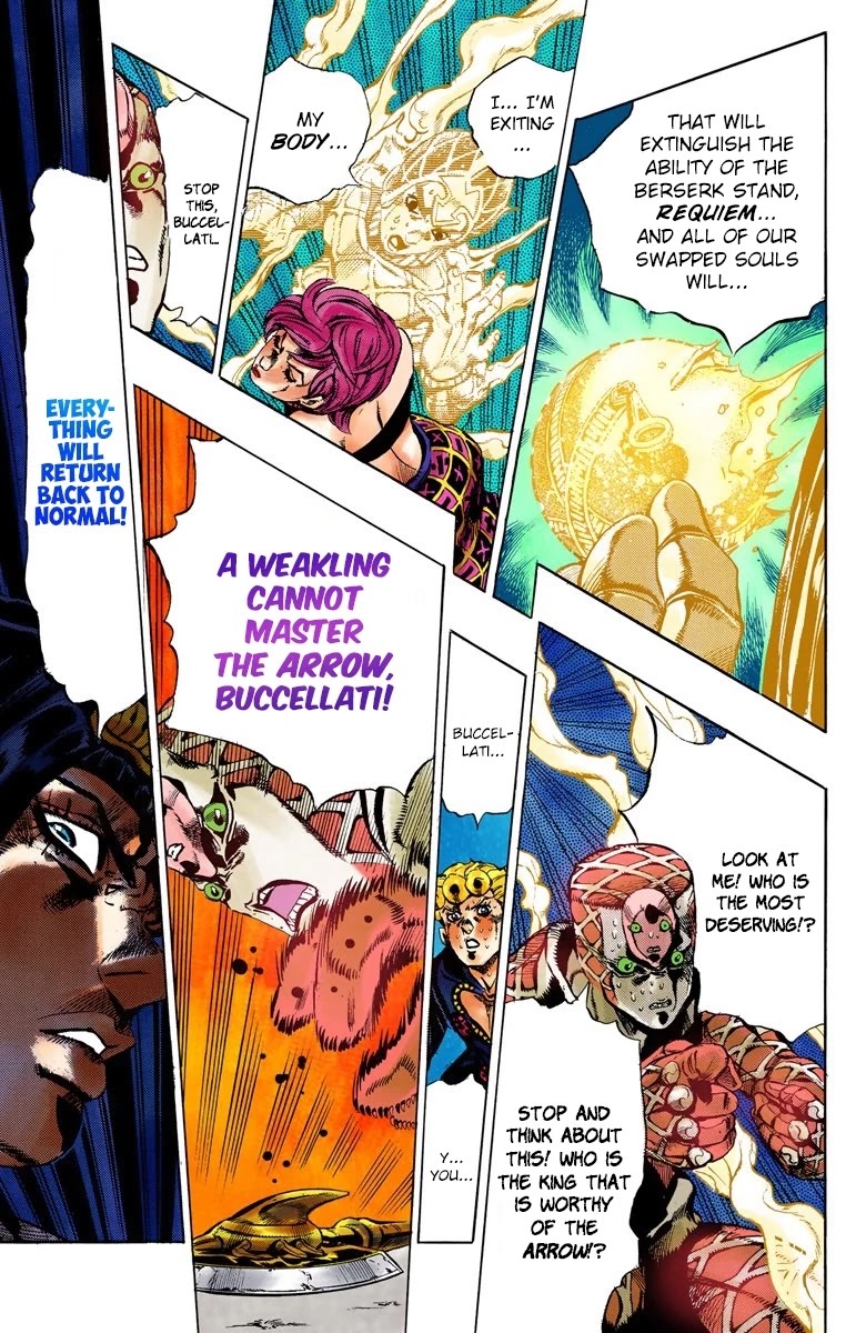 JoJo's Bizarre Adventure Part 5 - Vento Aureo (Official Colored) chapter 145 page 13