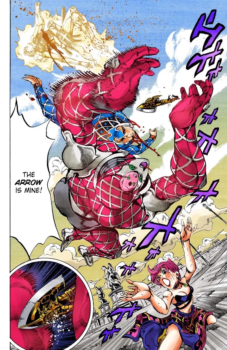 JoJo's Bizarre Adventure Part 5 - Vento Aureo (Official Colored) chapter 145 page 4