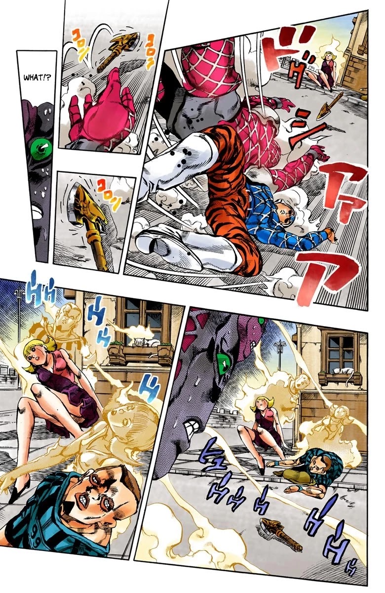 JoJo's Bizarre Adventure Part 5 - Vento Aureo (Official Colored) chapter 145 page 9