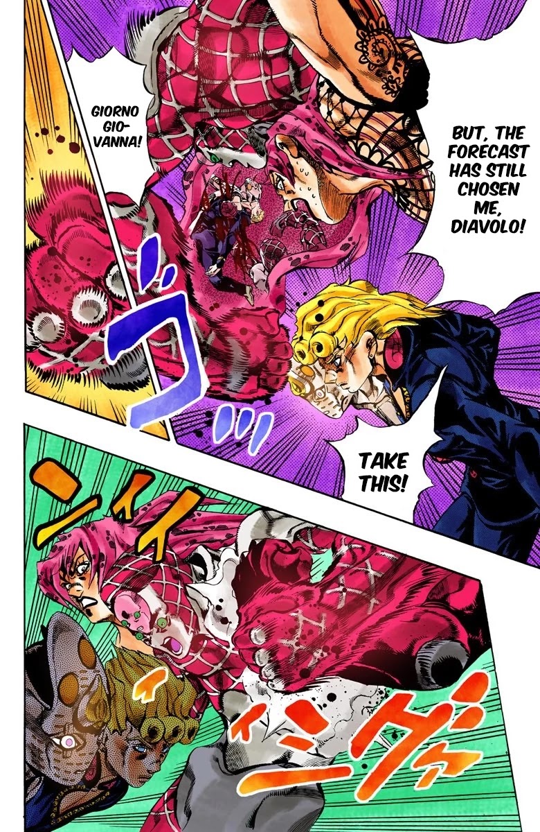 JoJo's Bizarre Adventure Part 5 - Vento Aureo (Official Colored) chapter 148 page 10