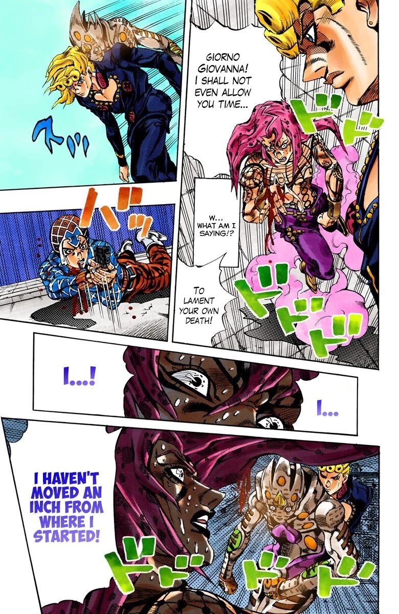 JoJo's Bizarre Adventure Part 5 - Vento Aureo (Official Colored) chapter 148 page 15