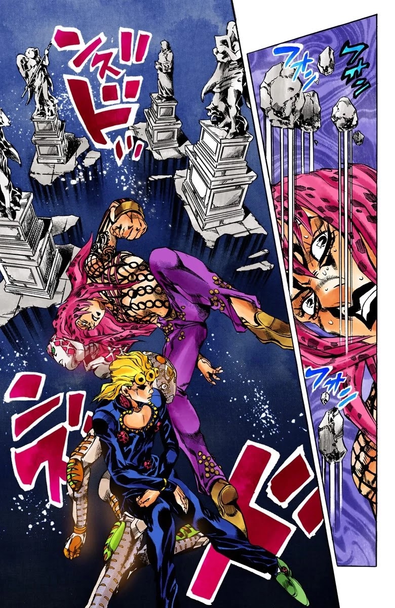 JoJo's Bizarre Adventure Part 5 - Vento Aureo (Official Colored) chapter 148 page 8