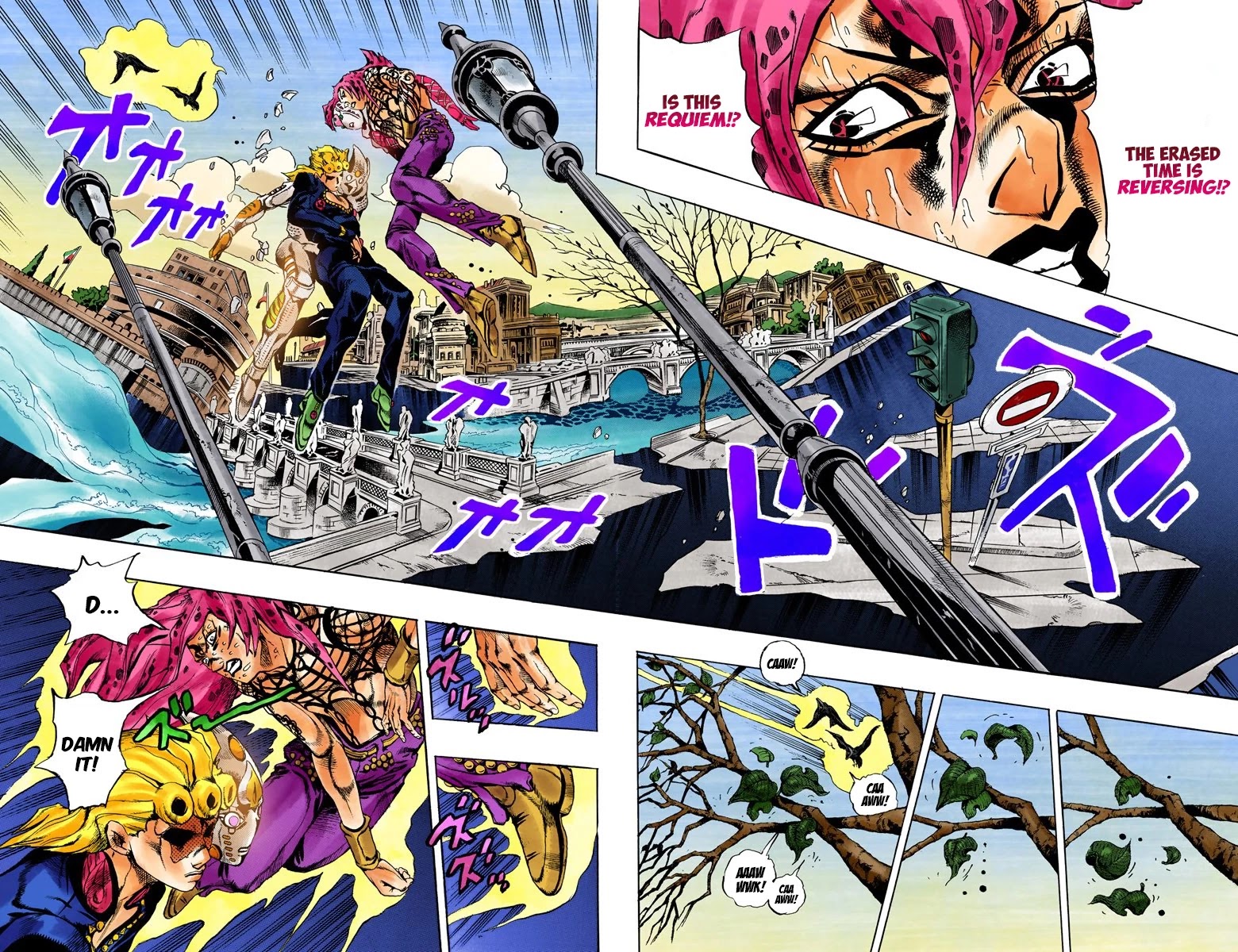 JoJo's Bizarre Adventure Part 5 - Vento Aureo (Official Colored) chapter 148 page 9