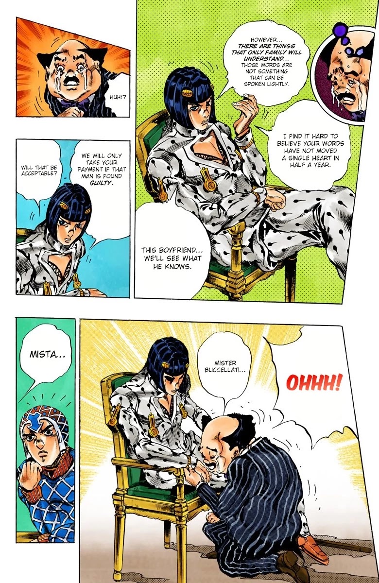 JoJo's Bizarre Adventure Part 5 - Vento Aureo (Official Colored) chapter 151 page 12