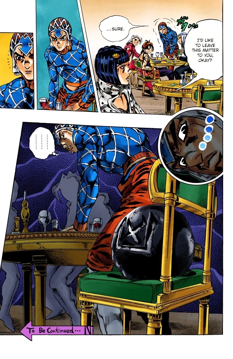 JoJo's Bizarre Adventure Part 5 - Vento Aureo (Official Colored) chapter 151 page 13