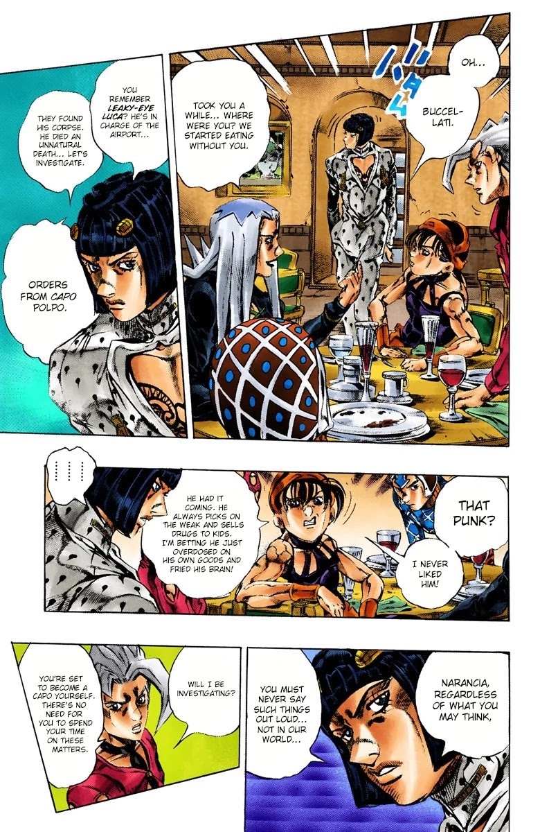 JoJo's Bizarre Adventure Part 5 - Vento Aureo (Official Colored) chapter 151 page 3