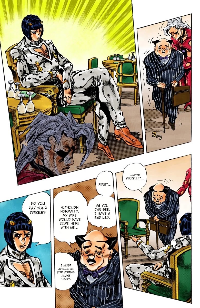 JoJo's Bizarre Adventure Part 5 - Vento Aureo (Official Colored) chapter 151 page 5