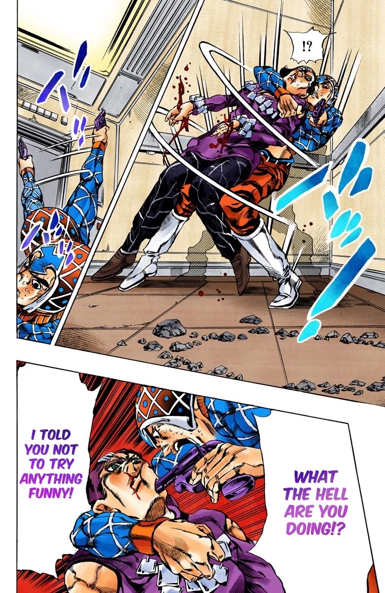 JoJo's Bizarre Adventure Part 5 - Vento Aureo (Official Colored) chapter 153 page 10