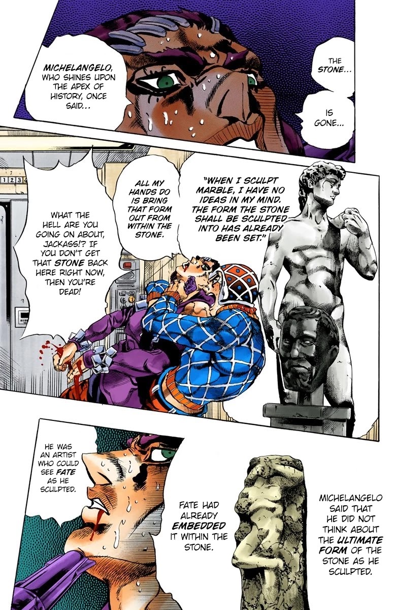 JoJo's Bizarre Adventure Part 5 - Vento Aureo (Official Colored) chapter 153 page 11