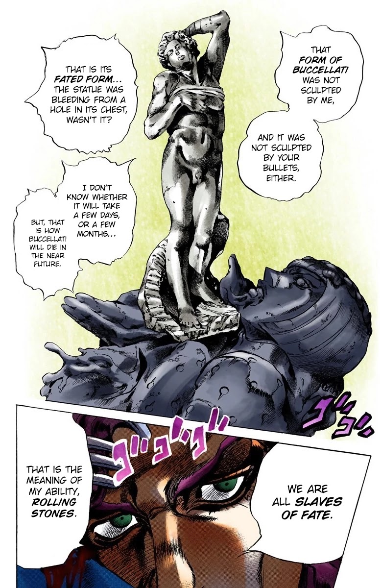 JoJo's Bizarre Adventure Part 5 - Vento Aureo (Official Colored) chapter 153 page 12