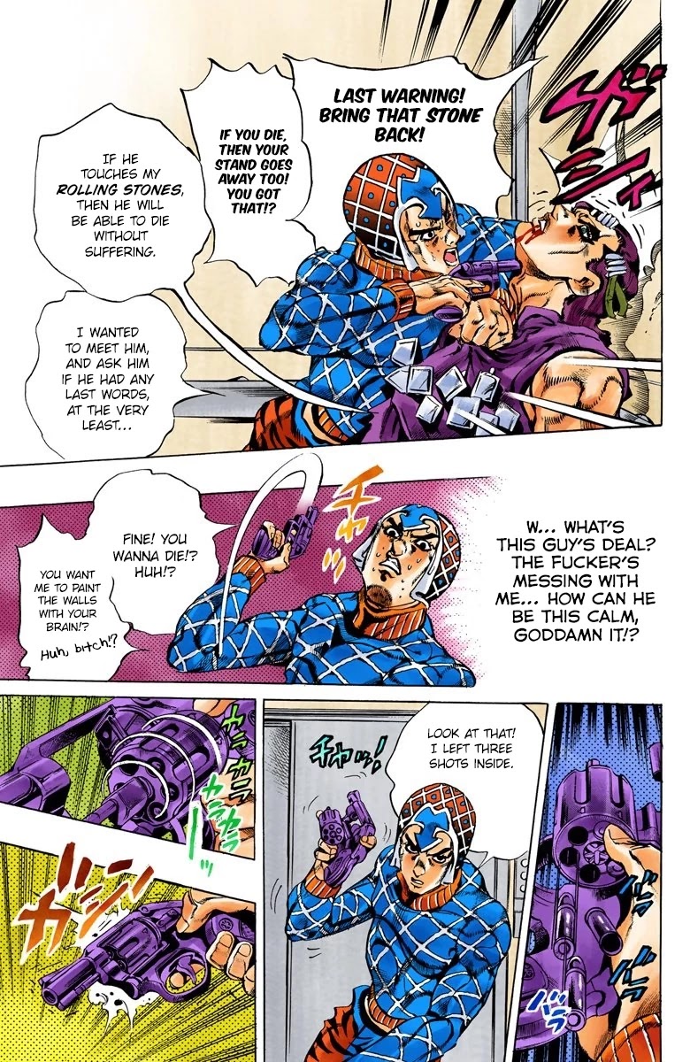 JoJo's Bizarre Adventure Part 5 - Vento Aureo (Official Colored) chapter 153 page 13