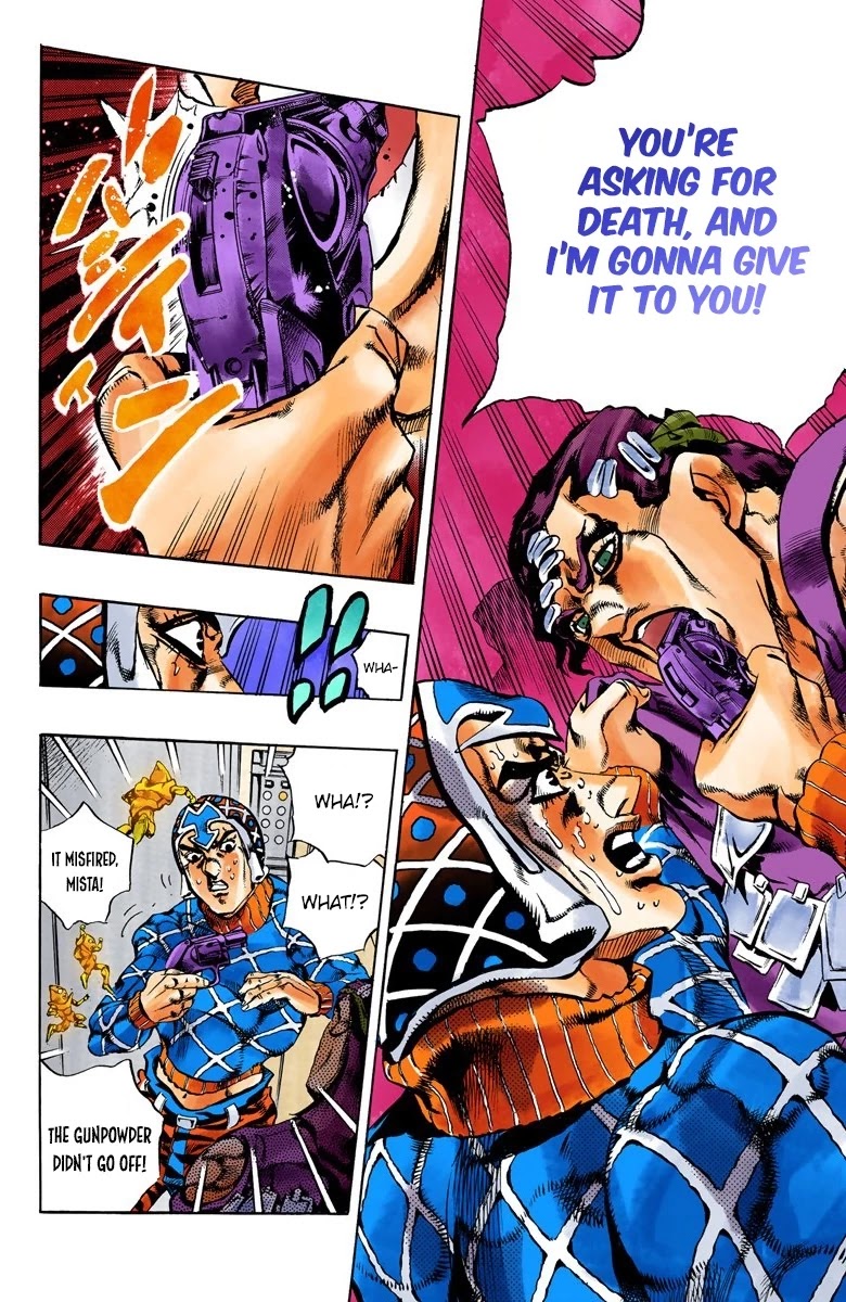 JoJo's Bizarre Adventure Part 5 - Vento Aureo (Official Colored) chapter 153 page 16