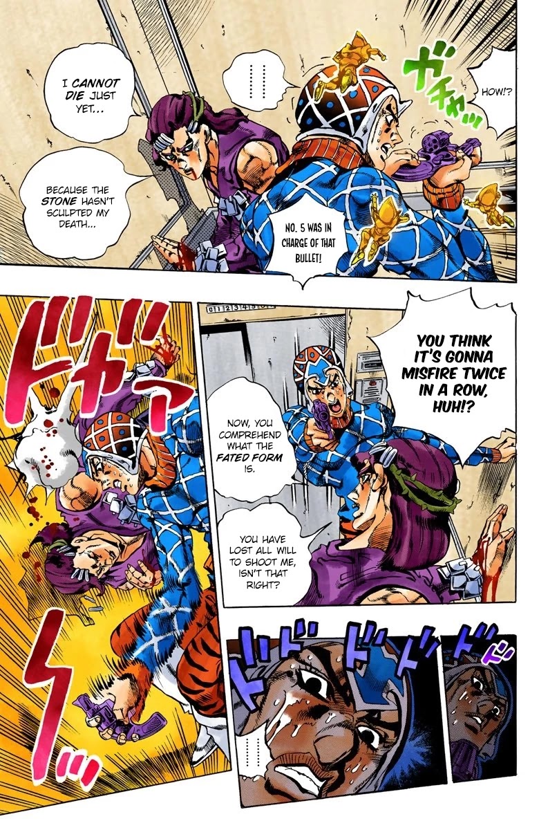 JoJo's Bizarre Adventure Part 5 - Vento Aureo (Official Colored) chapter 153 page 17