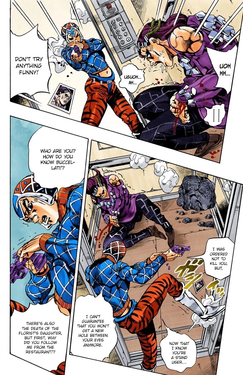 JoJo's Bizarre Adventure Part 5 - Vento Aureo (Official Colored) chapter 153 page 4