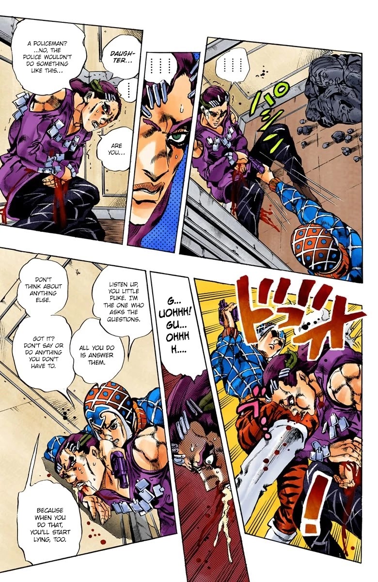 JoJo's Bizarre Adventure Part 5 - Vento Aureo (Official Colored) chapter 153 page 5