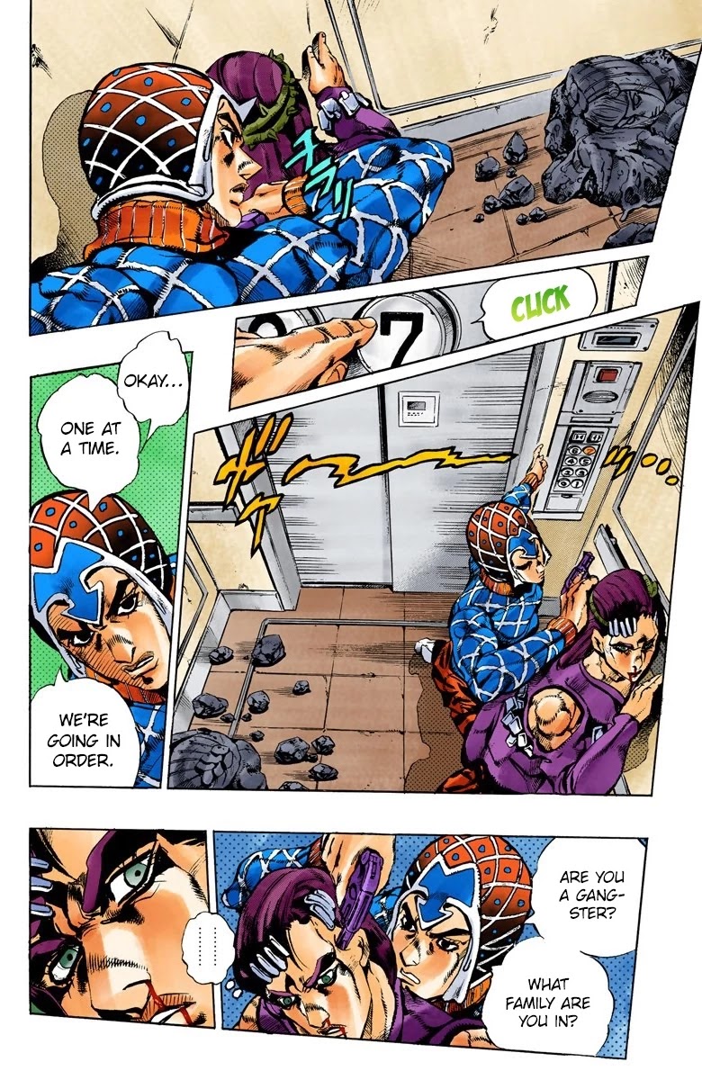 JoJo's Bizarre Adventure Part 5 - Vento Aureo (Official Colored) chapter 153 page 6