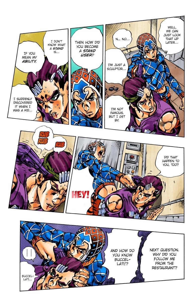 JoJo's Bizarre Adventure Part 5 - Vento Aureo (Official Colored) chapter 153 page 7