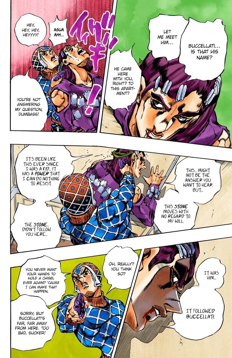 JoJo's Bizarre Adventure Part 5 - Vento Aureo (Official Colored) chapter 153 page 8